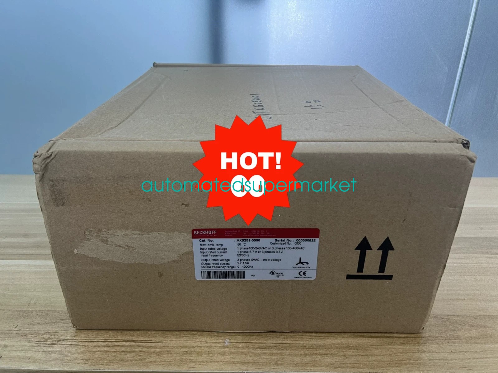 1PCS NEW Beckhoff AX5201-0000 Servo Driver Shipping by DHL/FedEX
