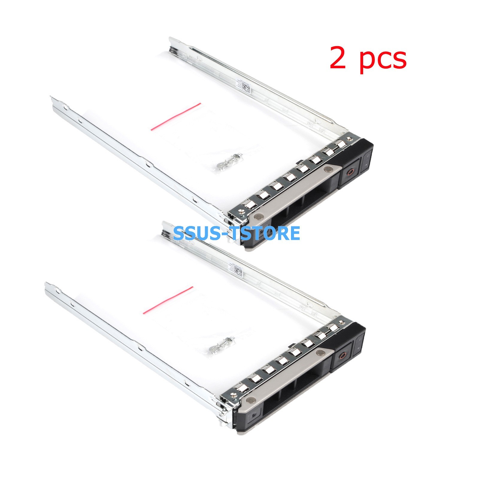2PCs 3.5" LFF SAS Caddy Tray For Dell 14/15/16/17 Gen R770 R670 R570 R470 X7K8W