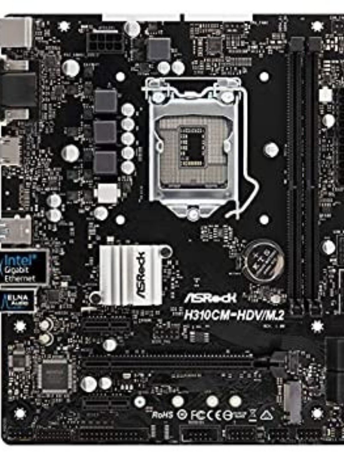 New ASROCK H310CM-HDV/M.2 Motherboard In Box H310CMHDVM.2