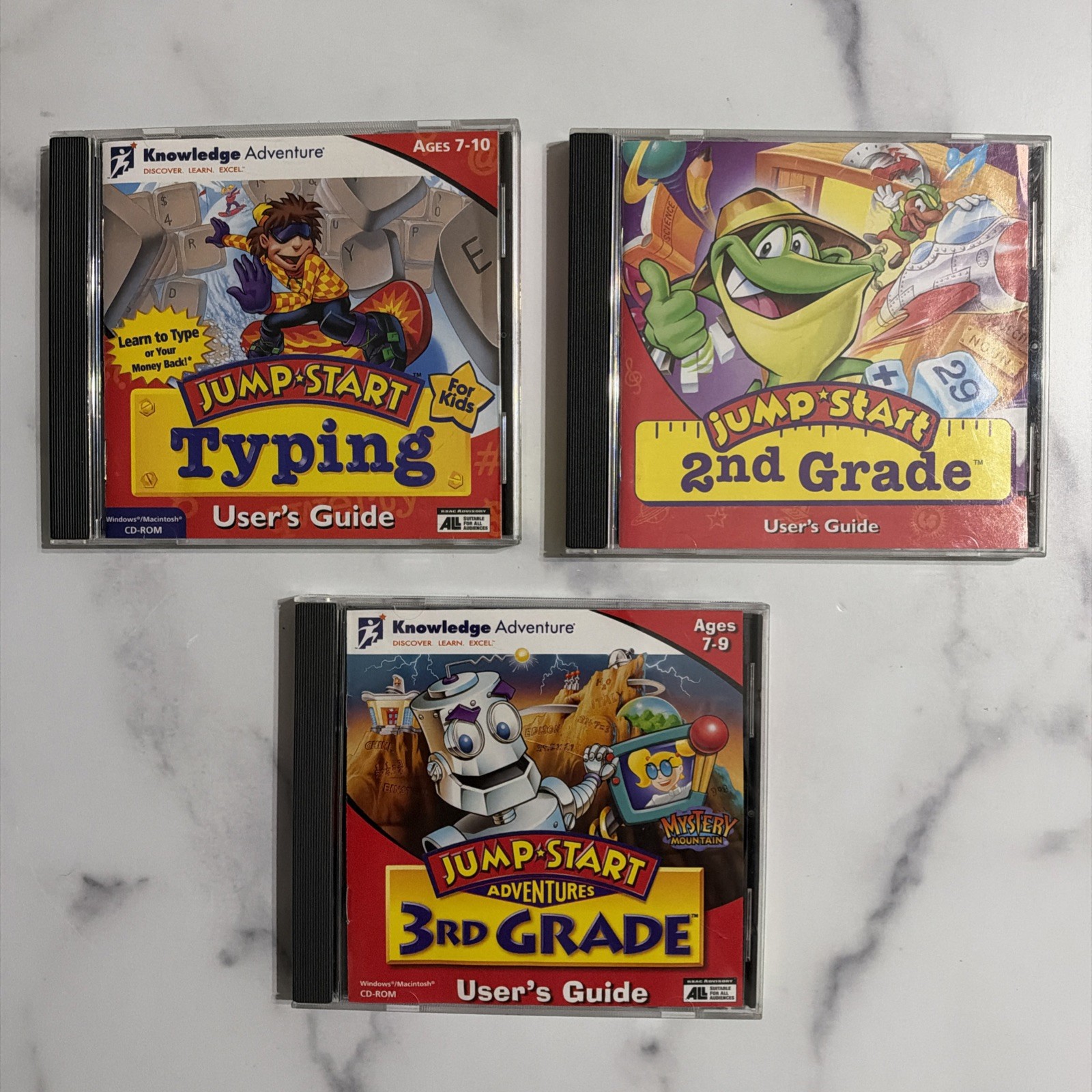 Jump Start: Learning Typing 2nd & 3rd Grade PC CD-ROM 1996, Knowledge Adventure