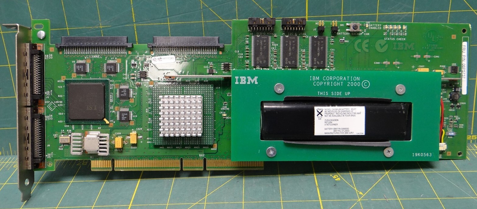 Used IBM ServeRAID SR-4Mx 2-CH/64MB/U160/PCI64 - 06P5737