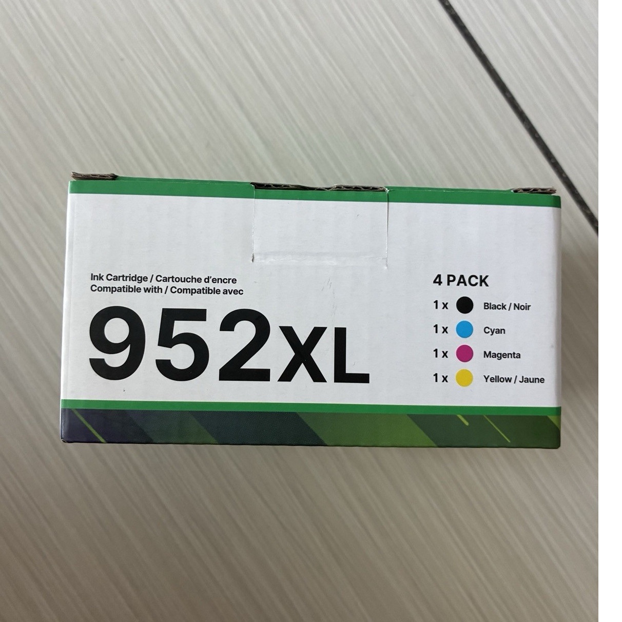 EZink 952XL Compatible Ink Cartridge 4-Pack For HP Black Cyan Magenta Yellow