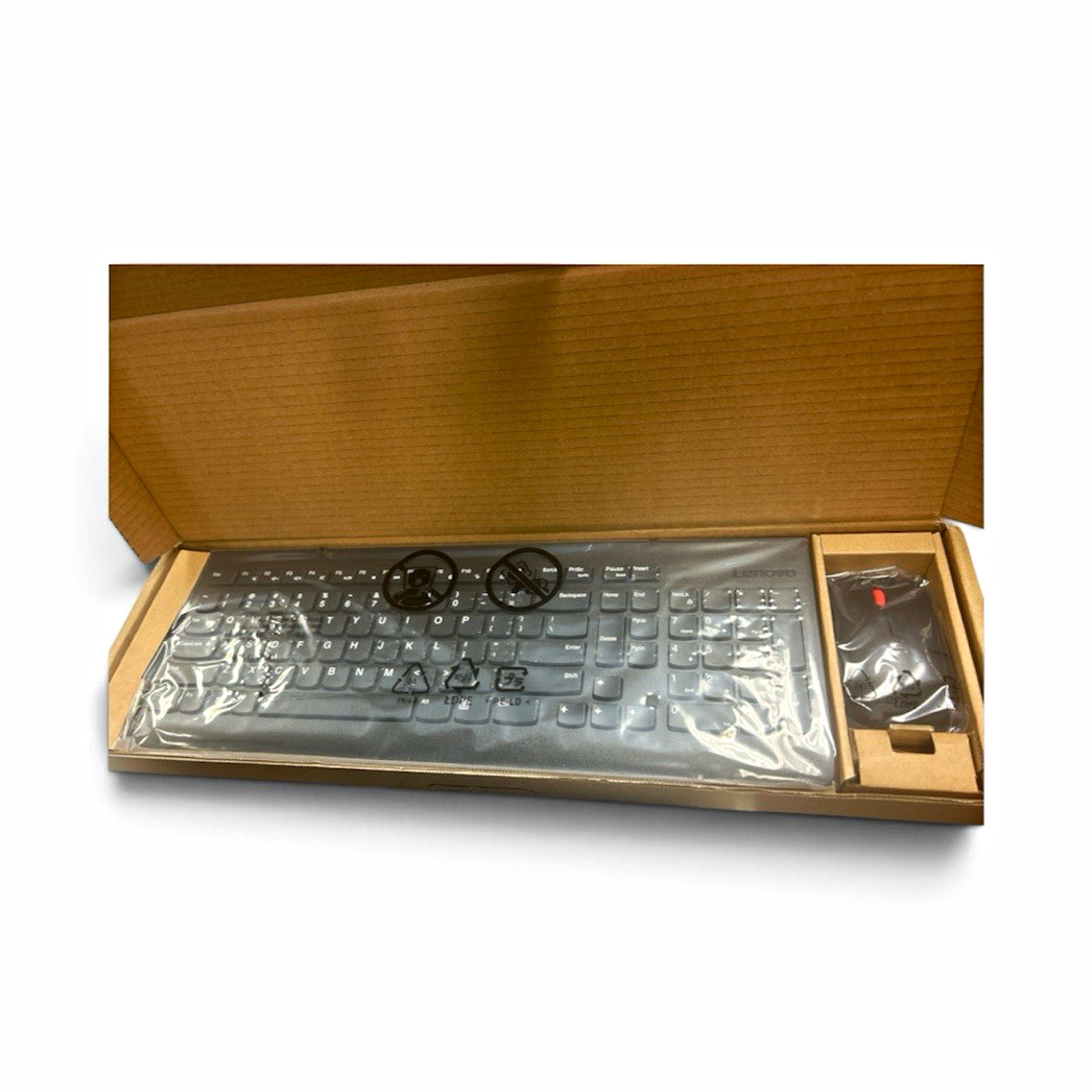 Lenovo Essential Wireless Keyboard & Mouse Combo Plug & Play QWERTY Black