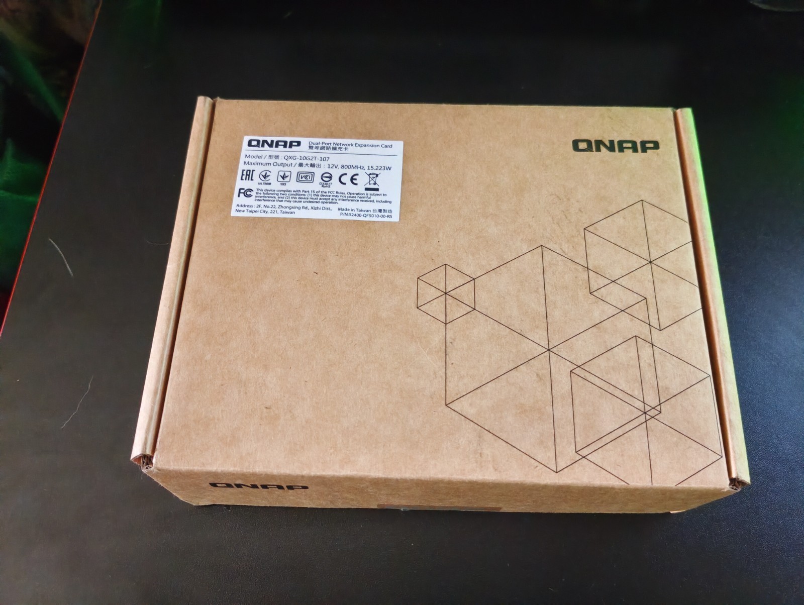 QNAP QXG-10G2T-107 10Gbps Dual-Port RJ45 Network Expansion Card