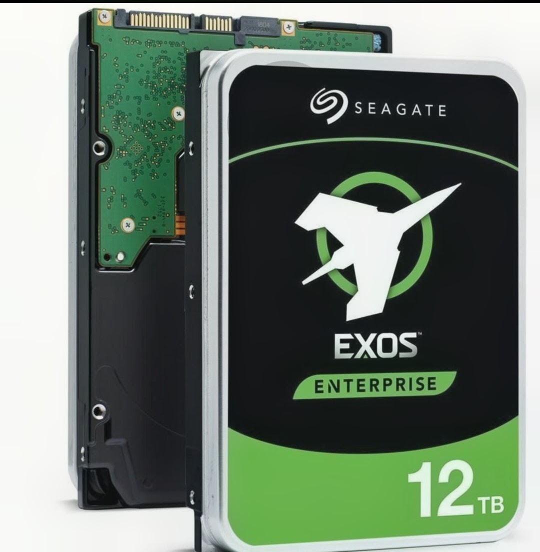 Seagate Exos X18 12TB,7200 RPM,3.5 inch Internal Hard Drive - ST12000NM000J