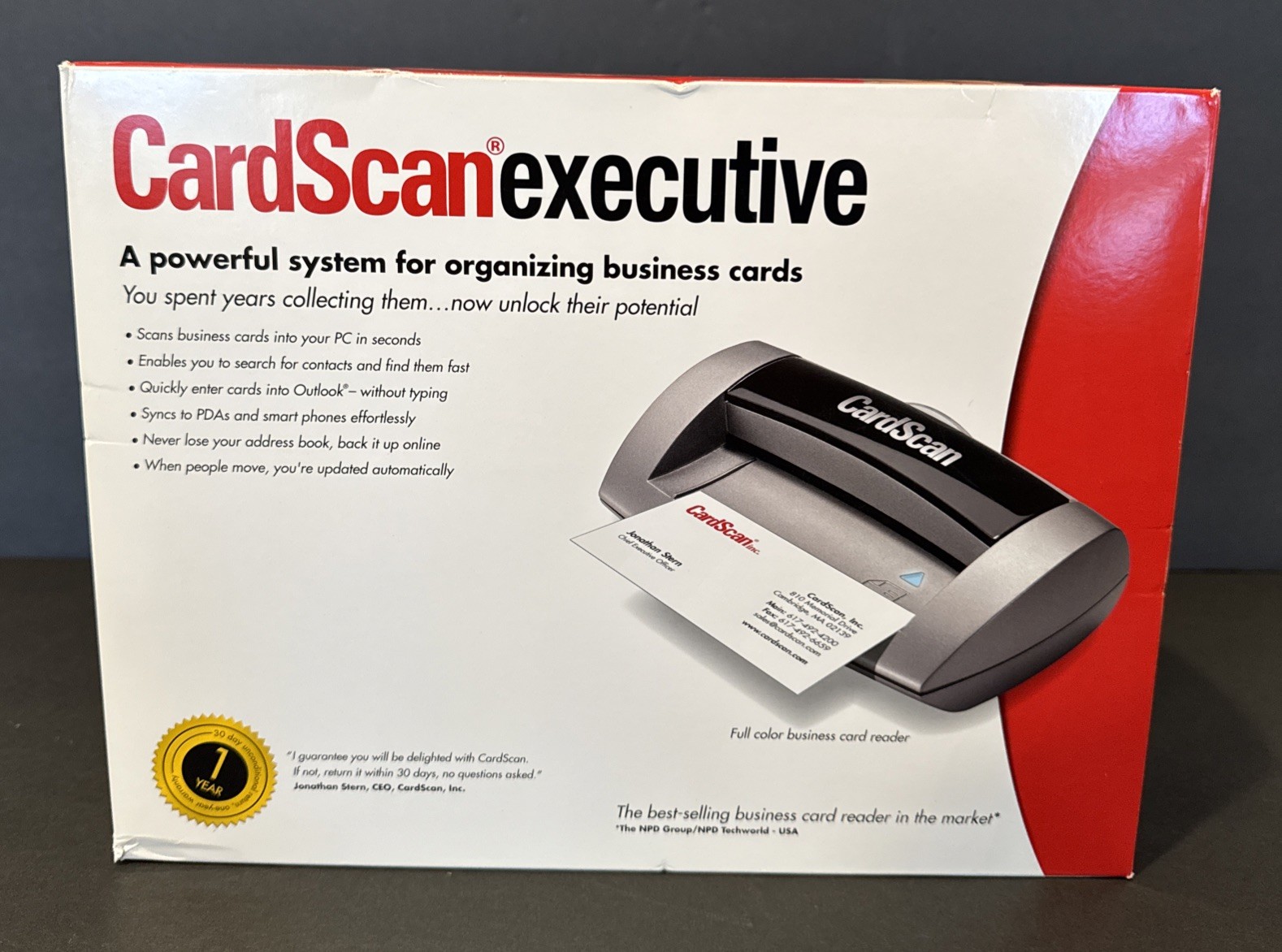 CardScan Executive 700 Compact Business Card Scanner CS-A07170-ENG NOB