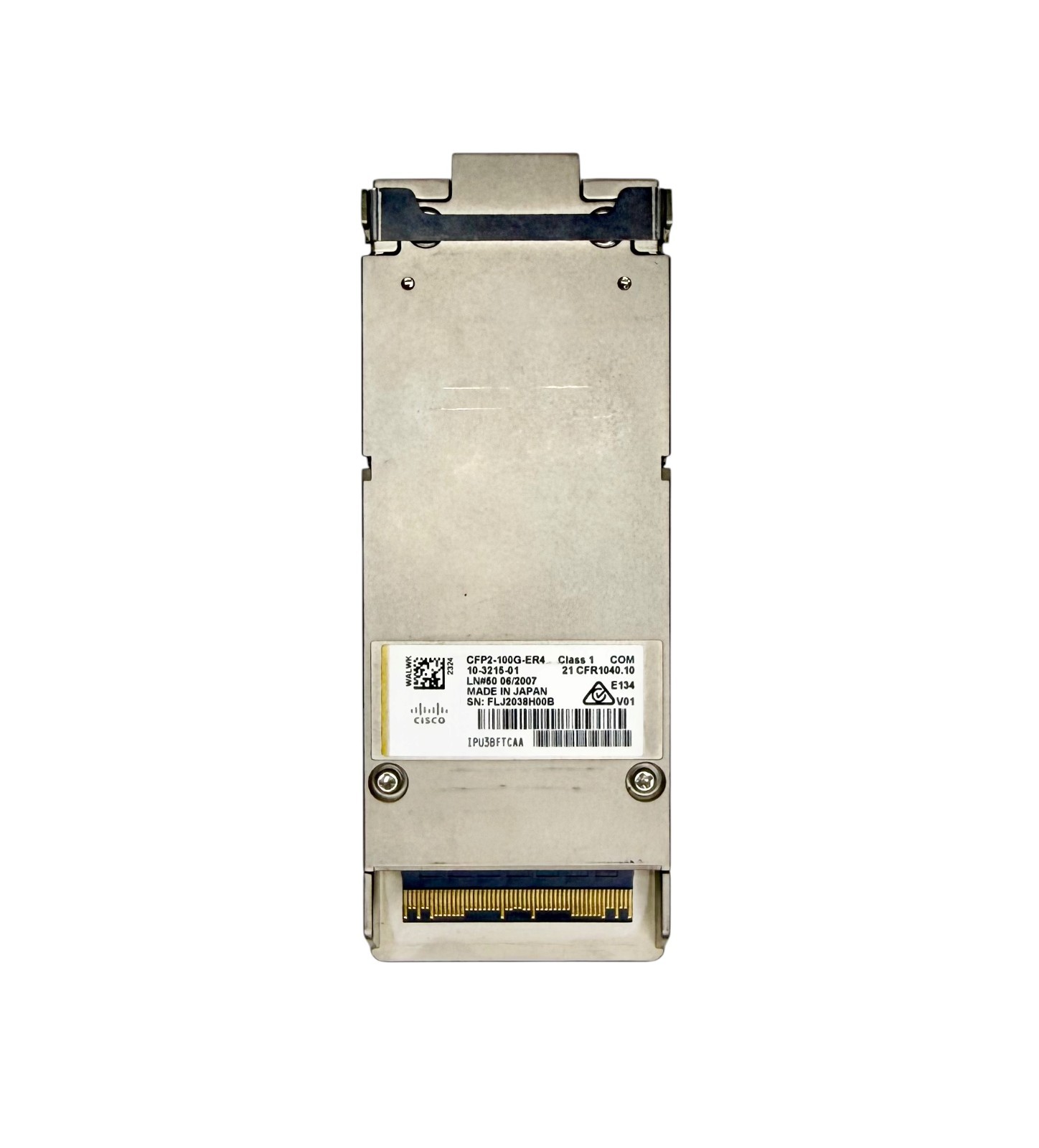 Cisco CFP2-100G-ER4 100G ER4 CFP2 Transceiver Module 100GBASE-ER4 40km SMF LC
