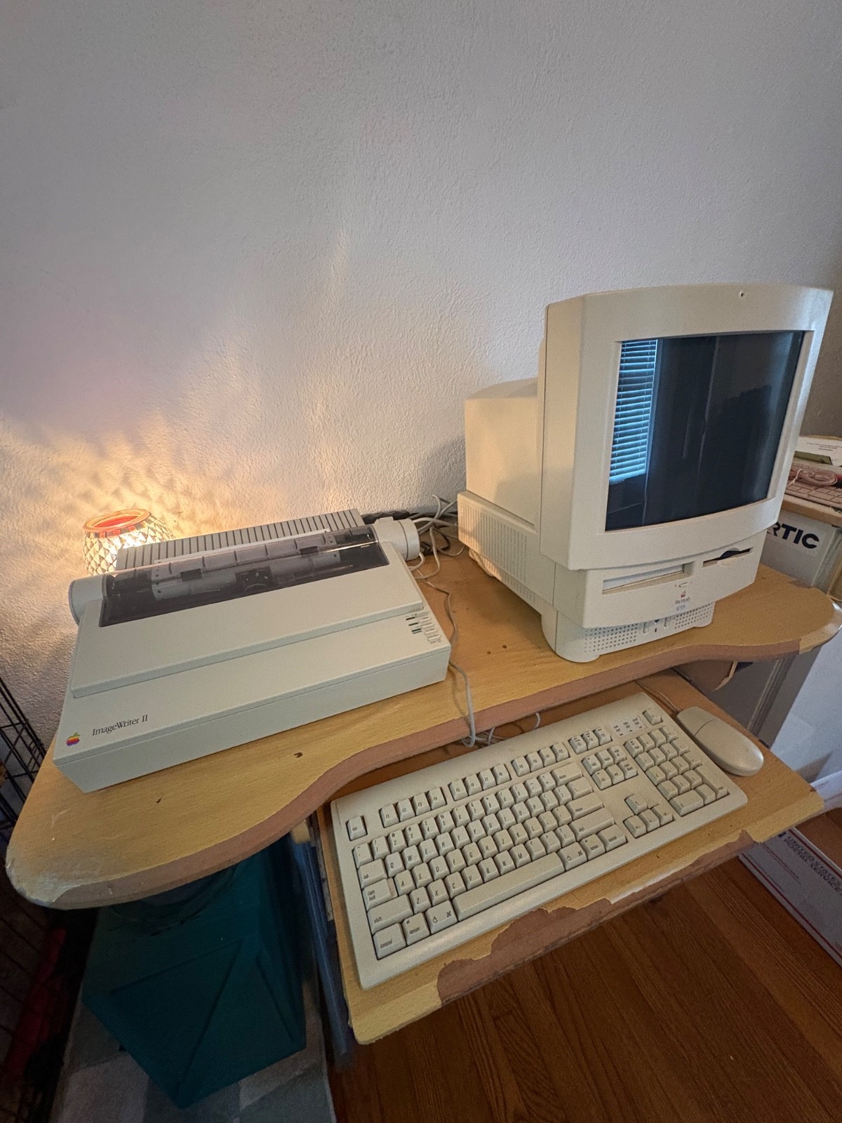 1994 Apple Macintosh LC 575 w/ ImageWriter II printer,Apple Mouse&Keyboard.