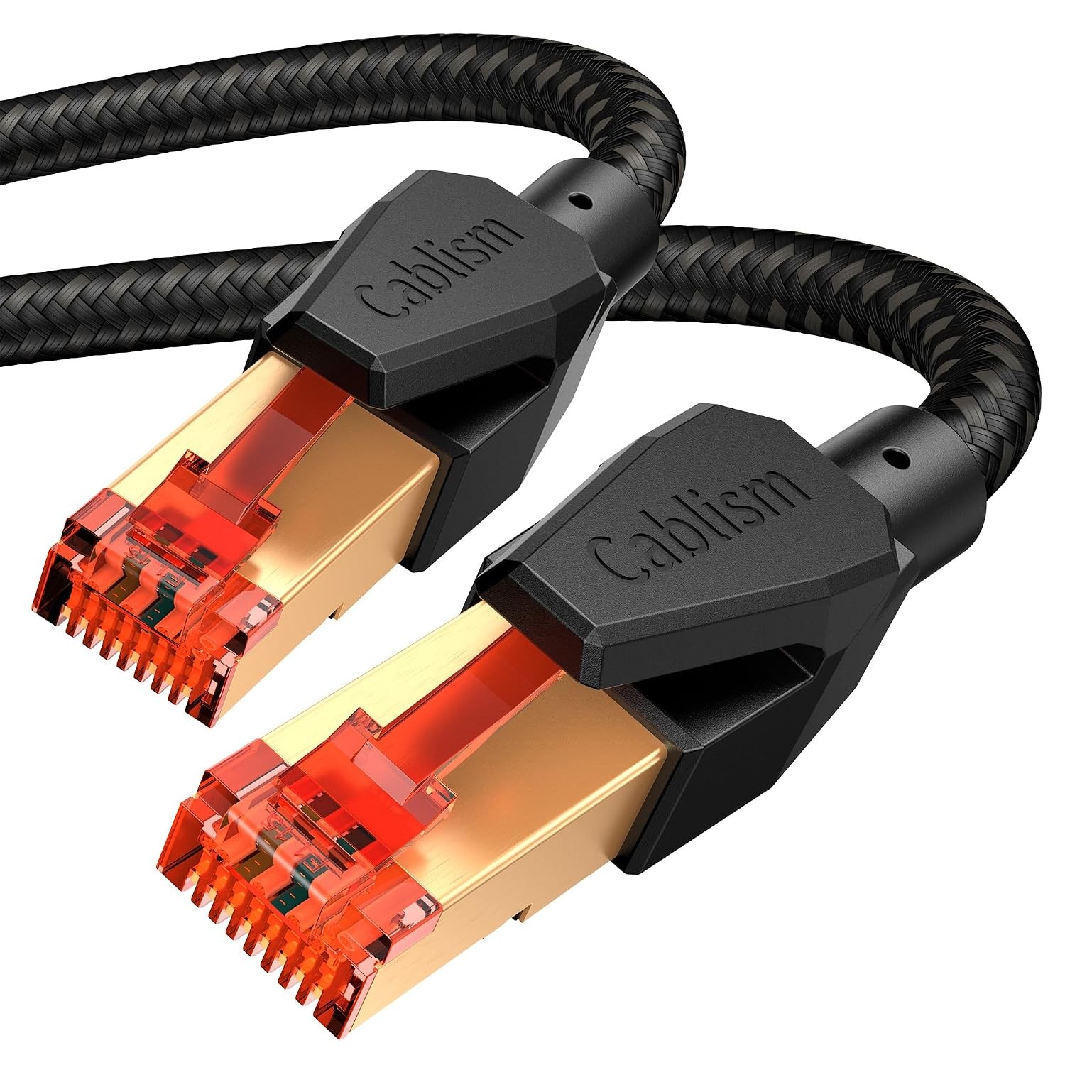 Cablism Cat 8 Ethernet Cable 40 FT 40Gbps 2000MHz for Gaming & Streaming