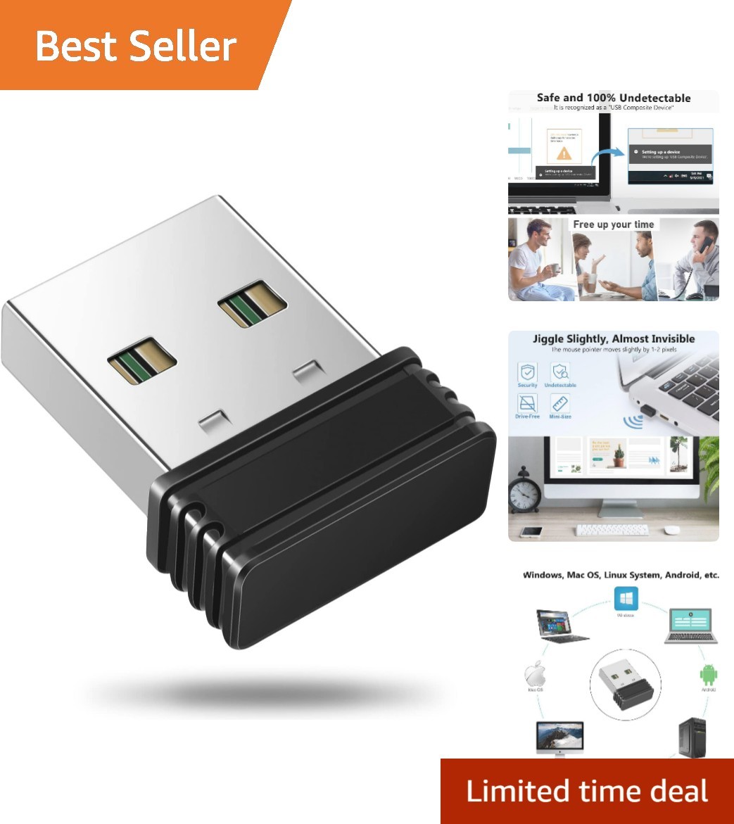 Automatic USB Mouse Shaker - Compact and Reliable for Continuous Productivity