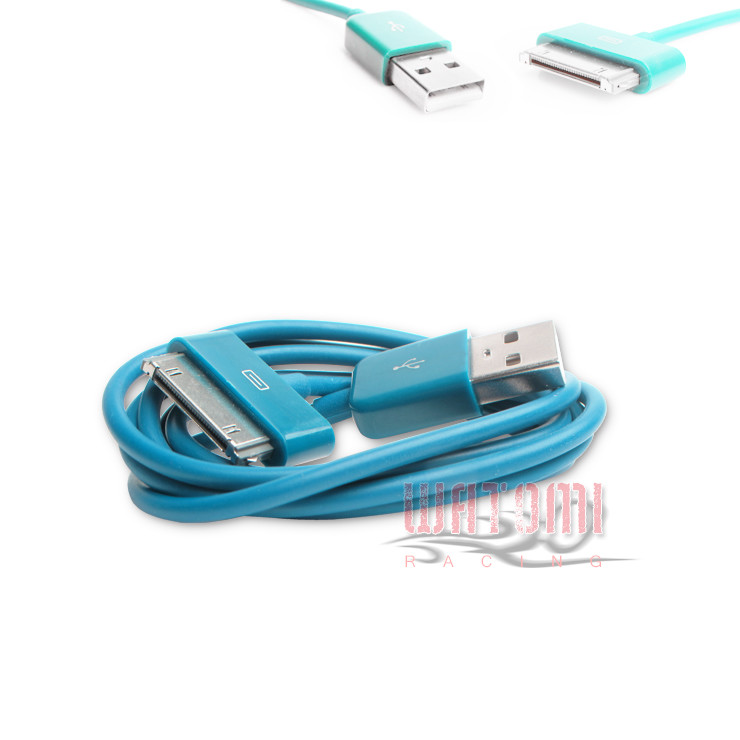 50X 3FT USB 30PIN AQUA BLUE CABLE DATA CHARGER FOR GALAXY TAB 7" 8.9" 10.1"