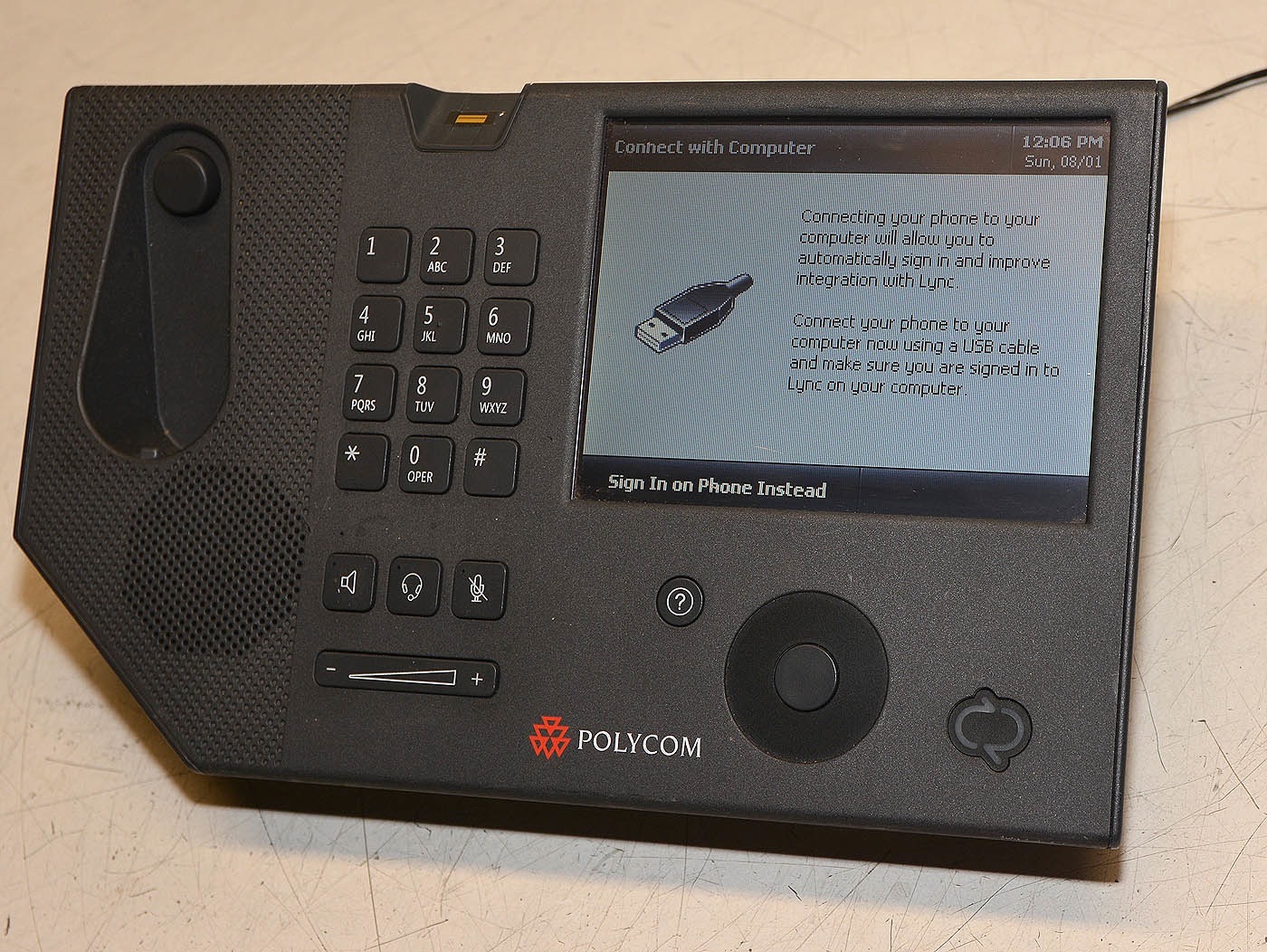 Polycom Lync CX700 IP Phone 