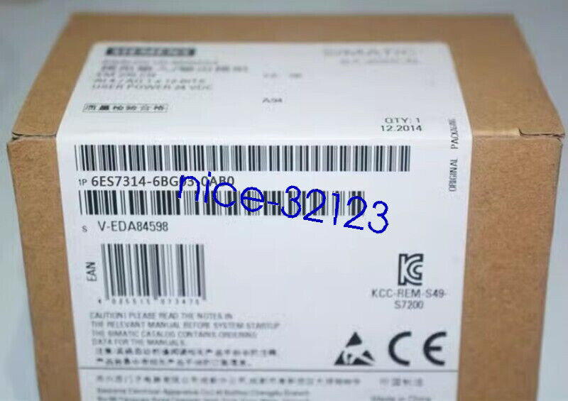 SIEMENS 6ES7 314-6BG03-0AB0 Module via DHL&FedEx&UPS