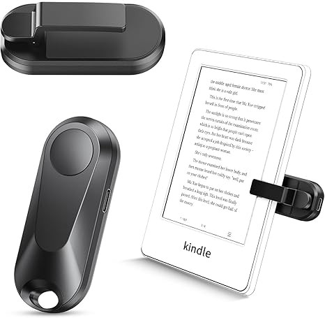 Sycelu K2 RF Remote Control Page Turner Kindle Reading PageTurner - Black