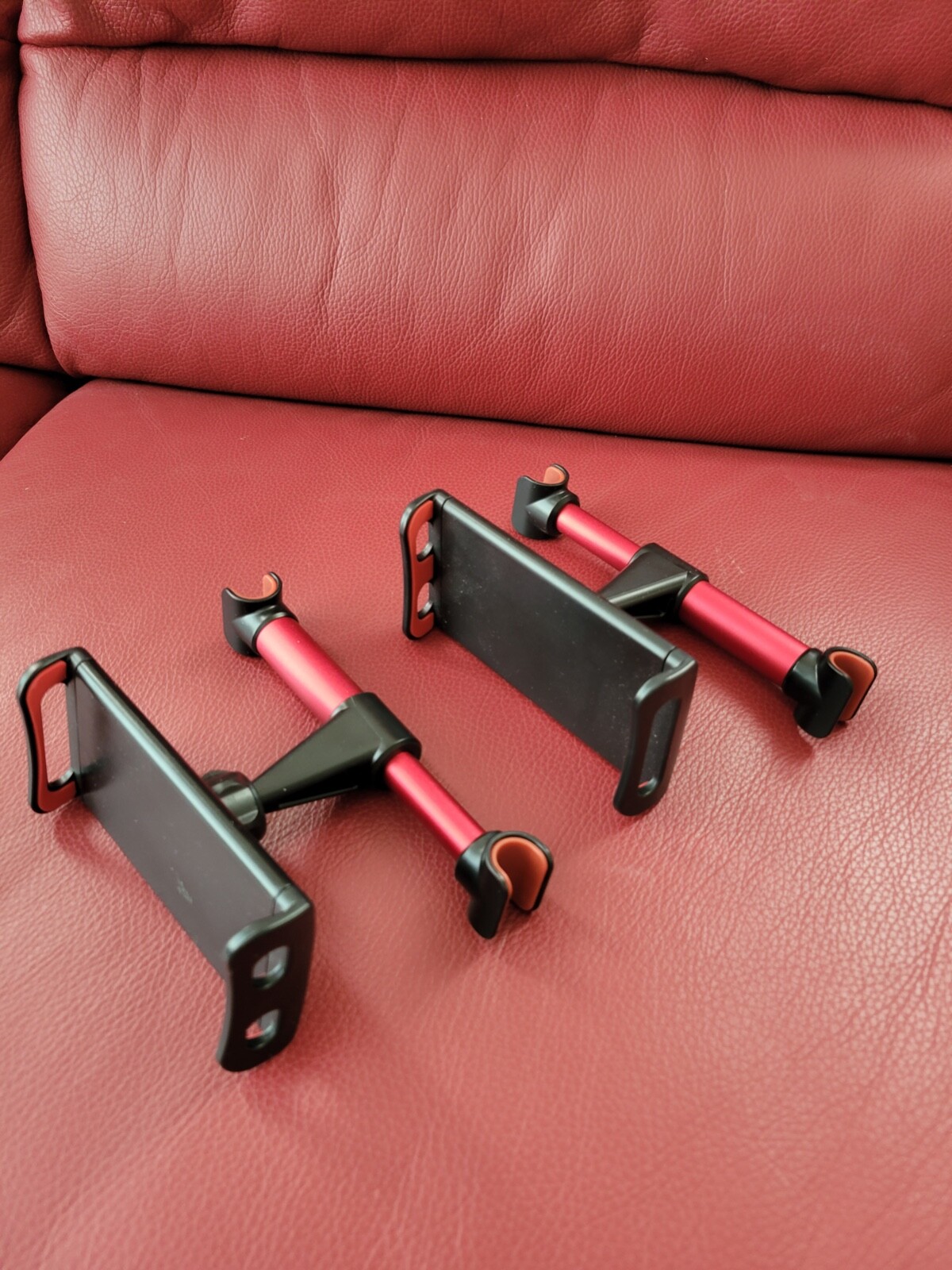 2 PACK Car Backseat Tablet Headrest Holder for Android and iPad / Cellphones