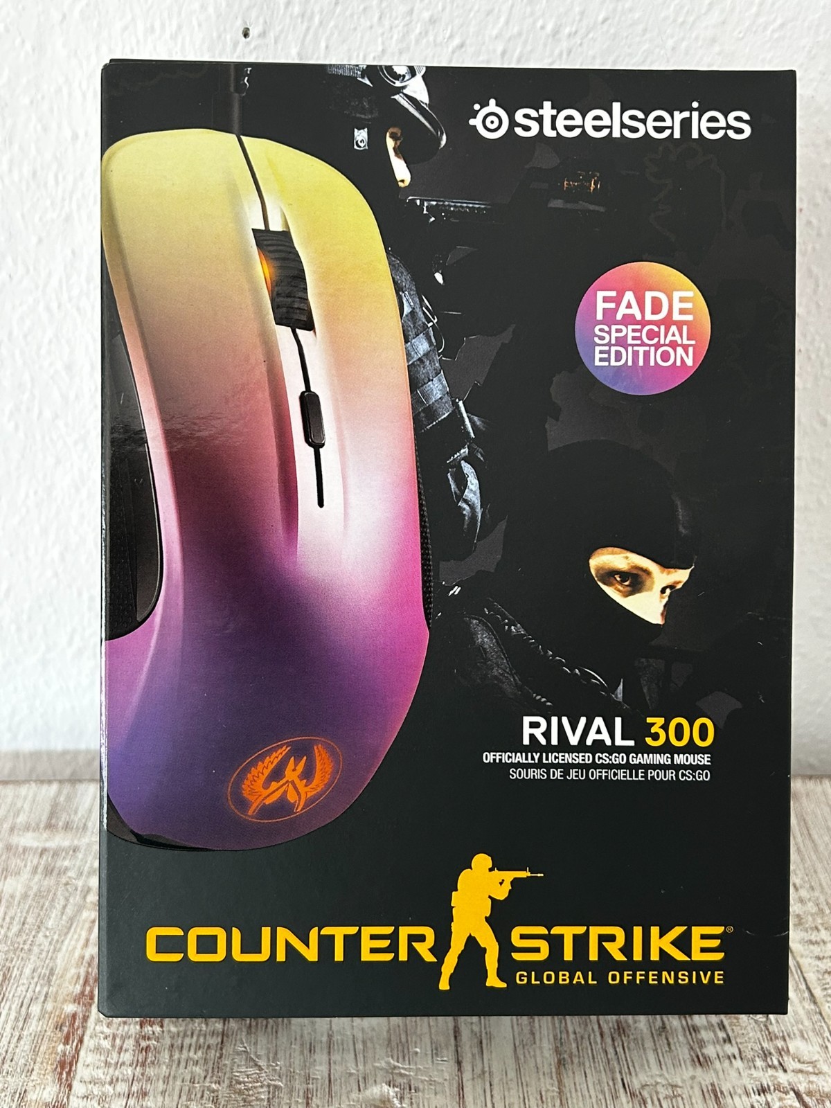 SteelSeries Rival 300 CSGO Fade Special Gaming Mouse Limited Edition *NEW*