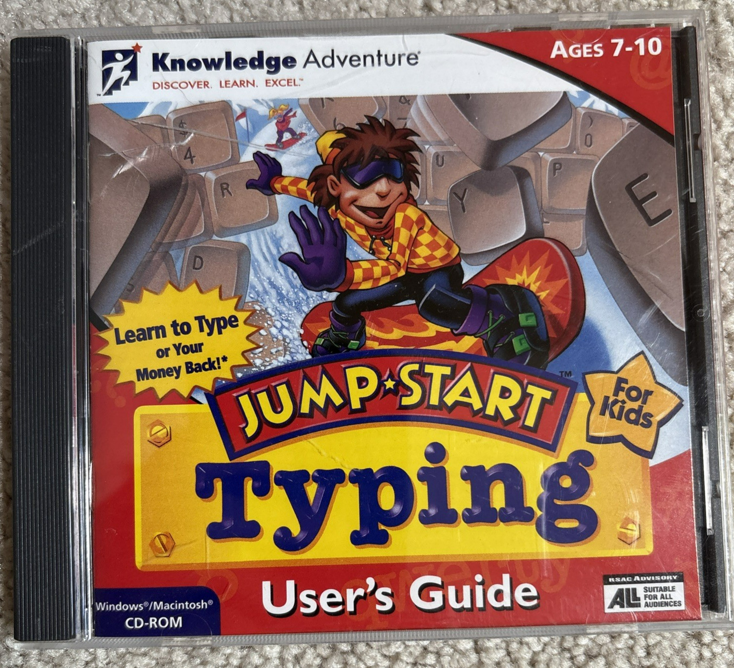 Jumpstart Typing for Kids - Educational PC Software Game - Windows/MAC 1997