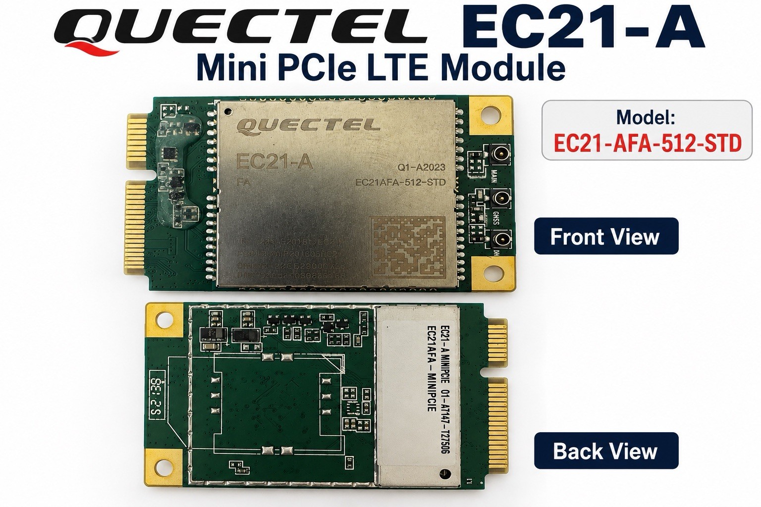 Quectel EC25-A LTE 4G Modem Module Mini PCIe – Wireless Cellular Module