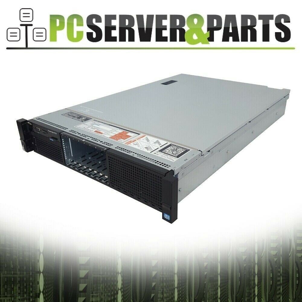 Dell R720 8B SFF 20-Core 2.50GHz Xeon E5-2670 v2 128GB 8x 600GB 2.5" 10K H710