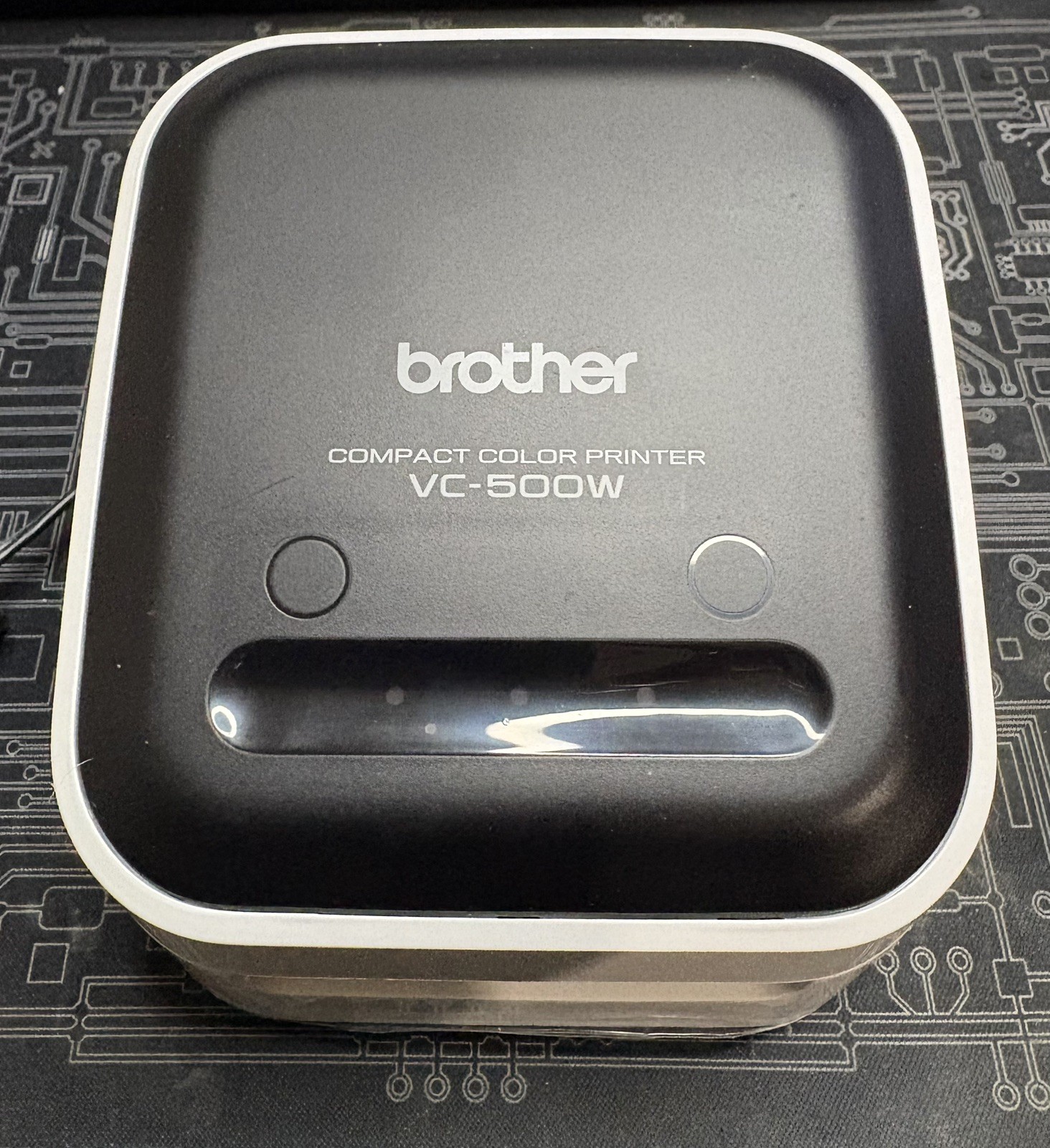 Brother VC-500W Wireless Compact Color Label Printer ZINK Zero Ink 