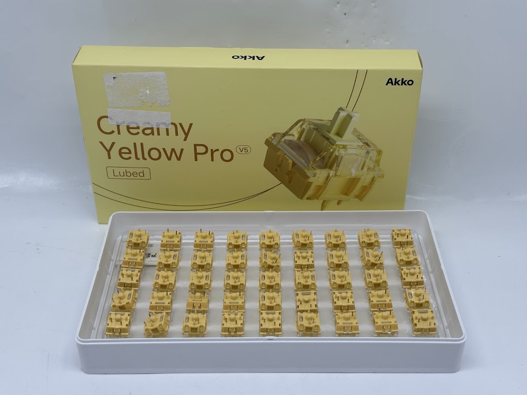 Akko V5 Creamy Yellow Pro Switches