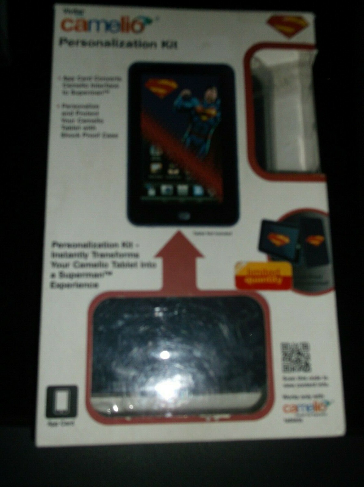 Vivitar, Camelio, Superman, Personalization Kit, Tablet Protection, NIB