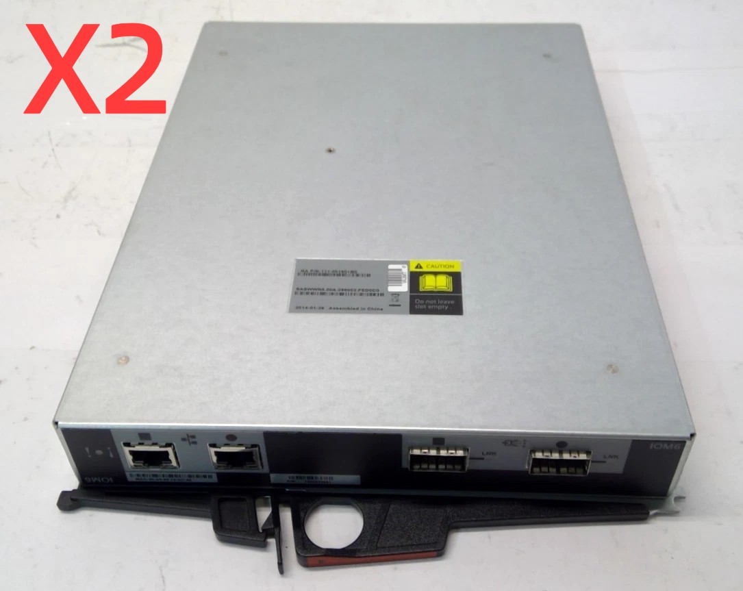 *LOT OF 2* NetApp 111-00190+B0 IOM6 (I/O Module 6) storage controller module