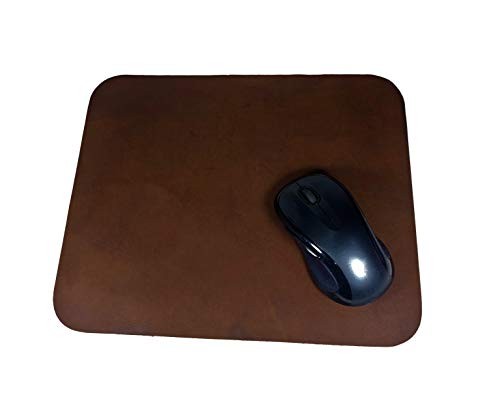 Leather Pad Work Mat Rustic Brown Top Grain 12 x 10 inches USA Made