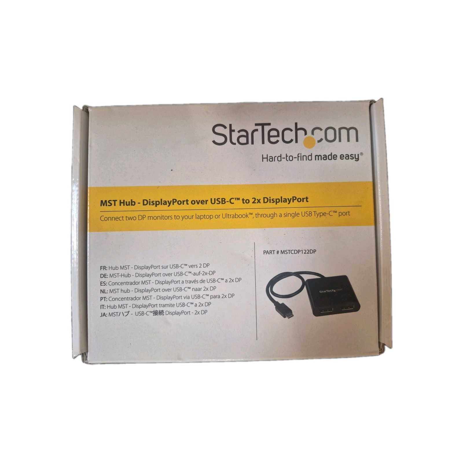 Startech.com MST Hub - DisplayPort over USB-C to 2x DP MSTCDP122DP