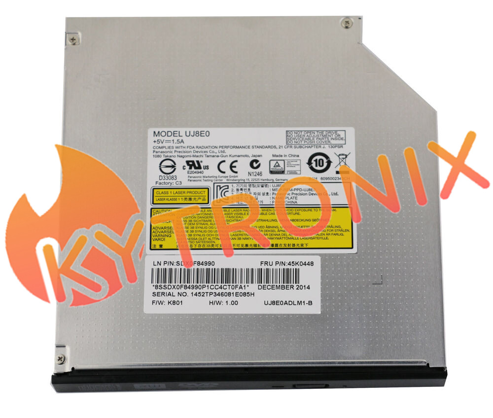 MATSHITA UJ8E0 CD DVD DVD-RAM Writer Drive Panasonic UJ8E0 DVD RW Burner Drive