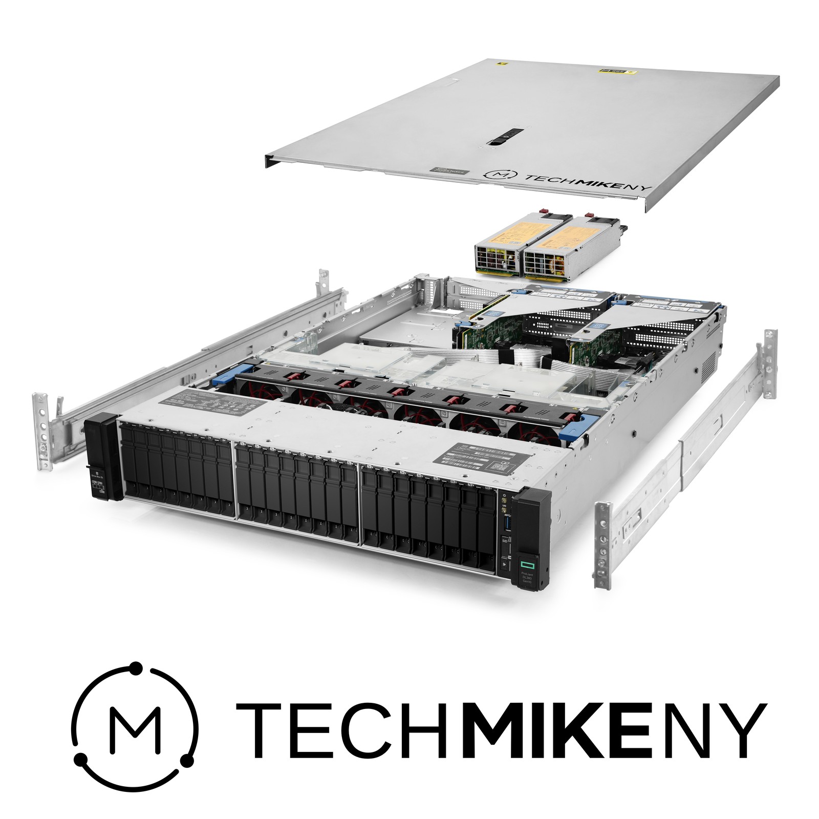 HPE ProLiant DL380 G10 24-Bay SFF Database Server 2.7Ghz 48-Core 128GB RAM Rails