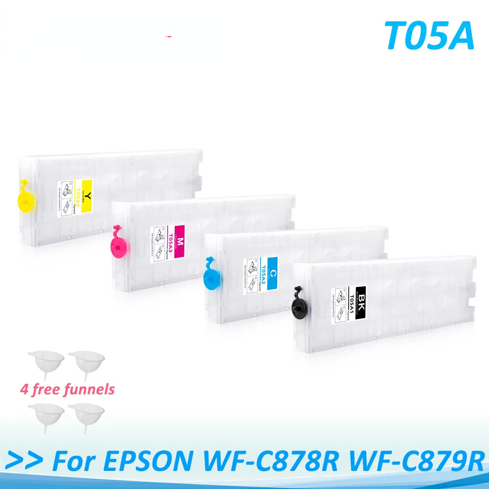 T05A T05B 878 Empty Refill Ink Cartridge For Epson WF-C878R WF-C879R Printer