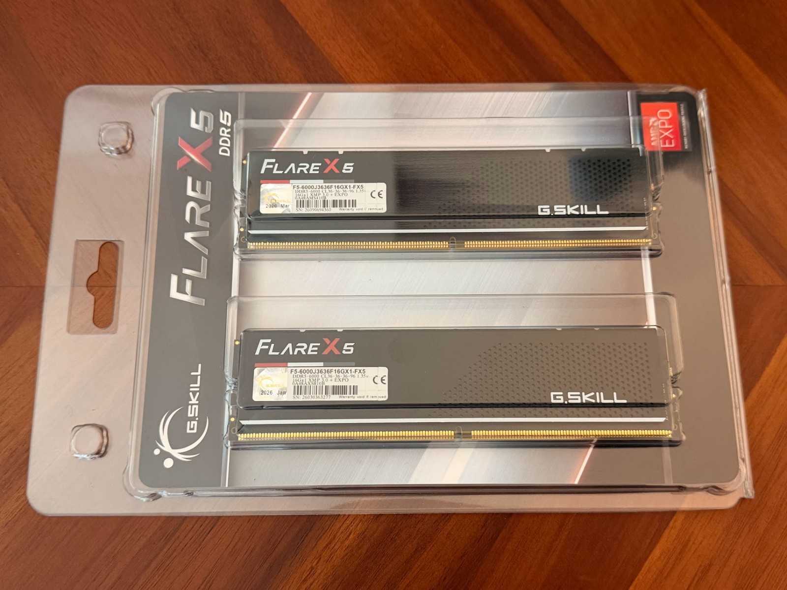 G.Skill Flare X5 DDR5 32GB (16GB x 2) RAM Memory Kit (CL36-36-36-96 1.35v)