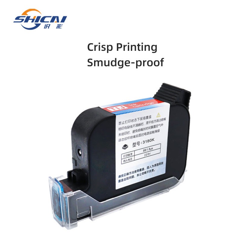 3pcs Replacement Ink Cartridge Fast Dry Red for 12.7mm Handheld Inkjet Printer
