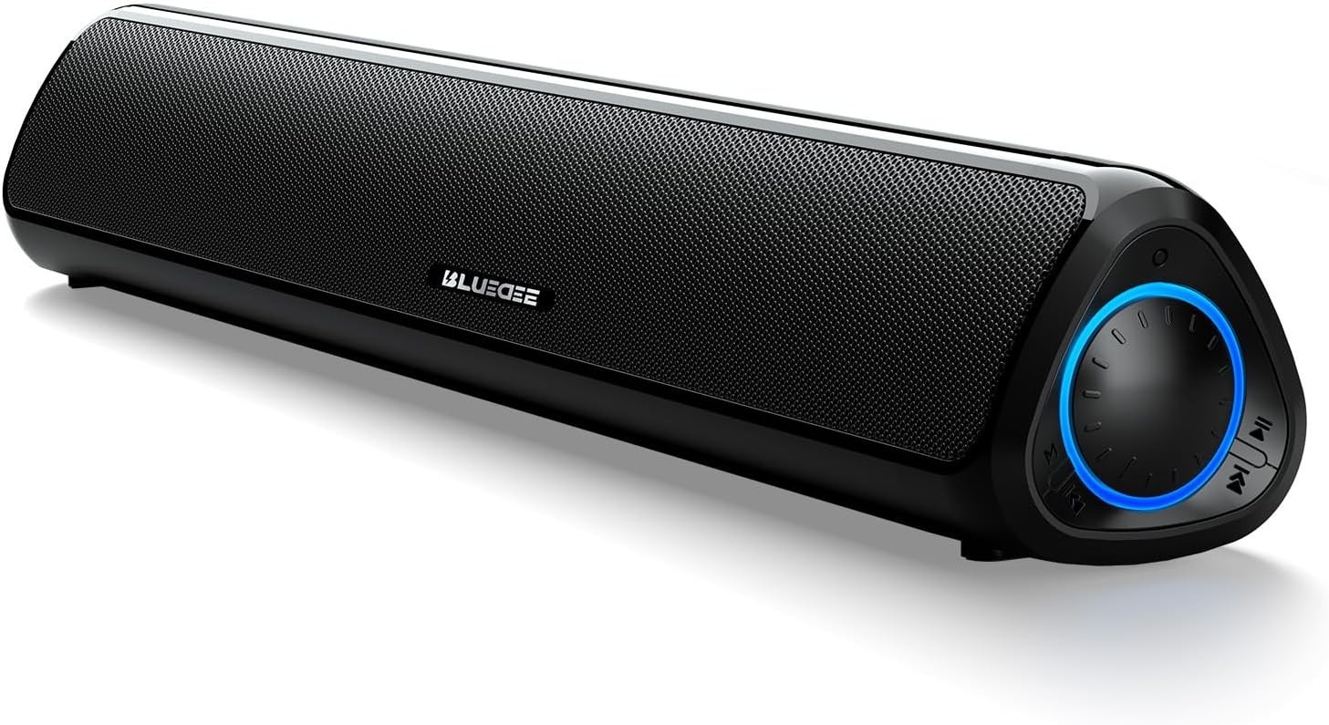 Computer Speakers for Desktop PC, HiFi Stereo Poratble Bluetooth Speaker, Comput