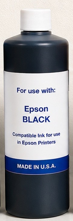 BLACK PIGMENT PREMIUM COMPATIBLE BULK INK REFILL FOR EPSON ECO TANK 542 / T542