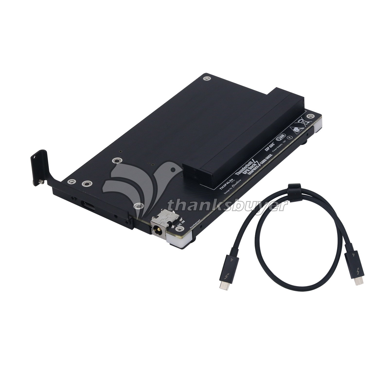TH3P4 Lite 40Gbps GPU Graphics Card Dock for Thunderbolt 3/4 to PCIE Interface