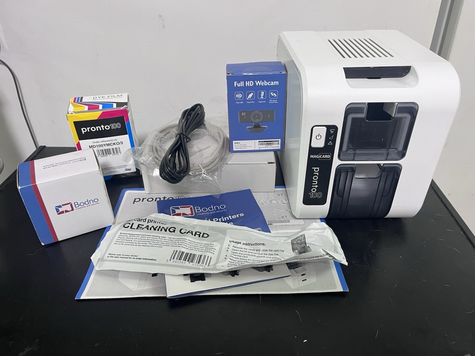 Magicard Pronto 100 Single Side ID Card Printer (3100-0001) Brand New 