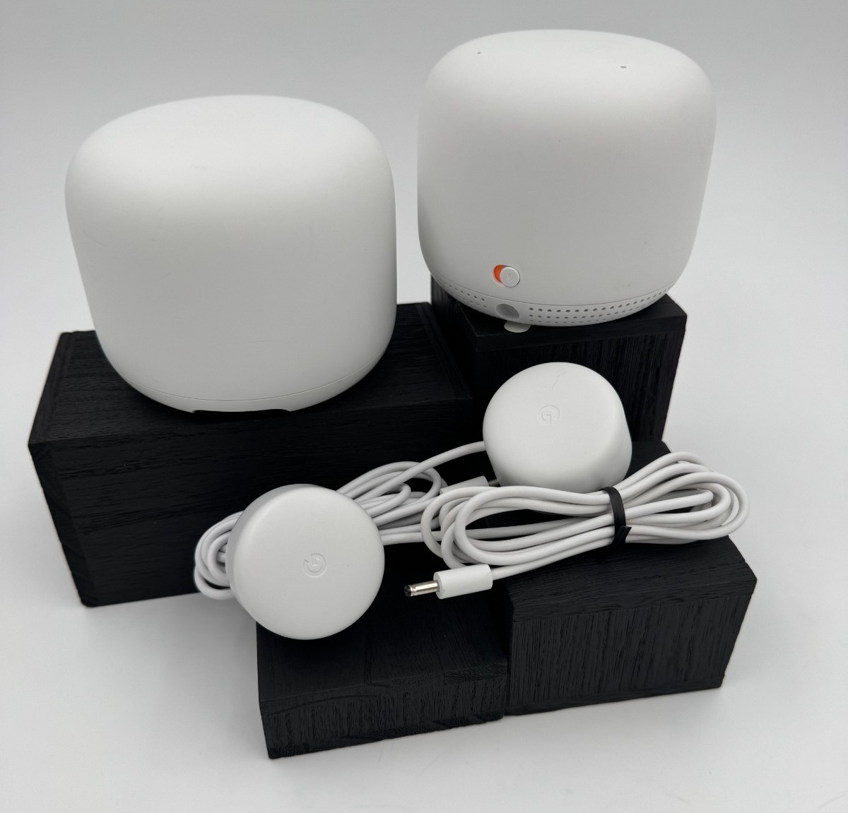 Google Nest Wifi H2D Router H2E Point Snow White OEM Adapters Tested