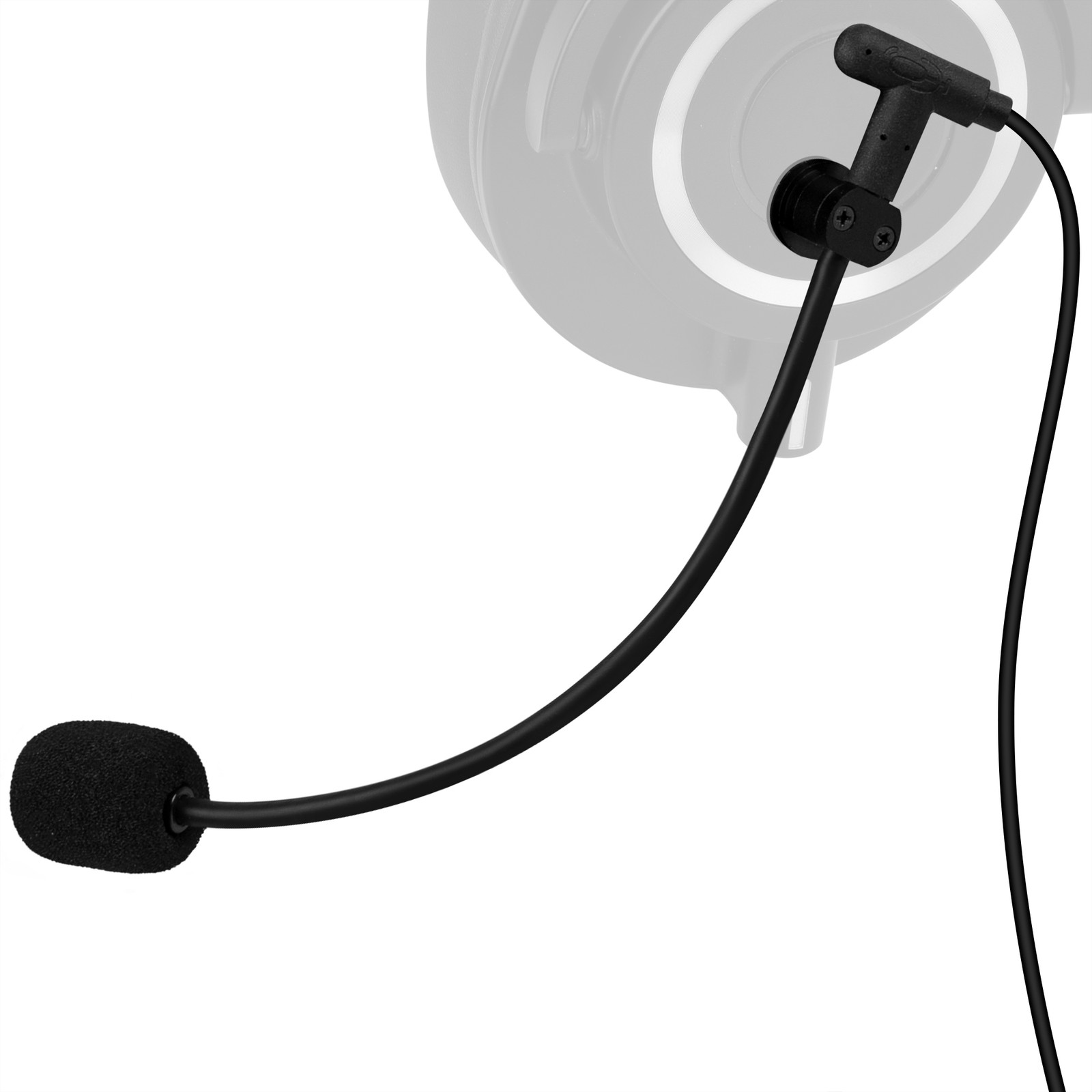 Geekria Attachable Headphones Boom Microphone