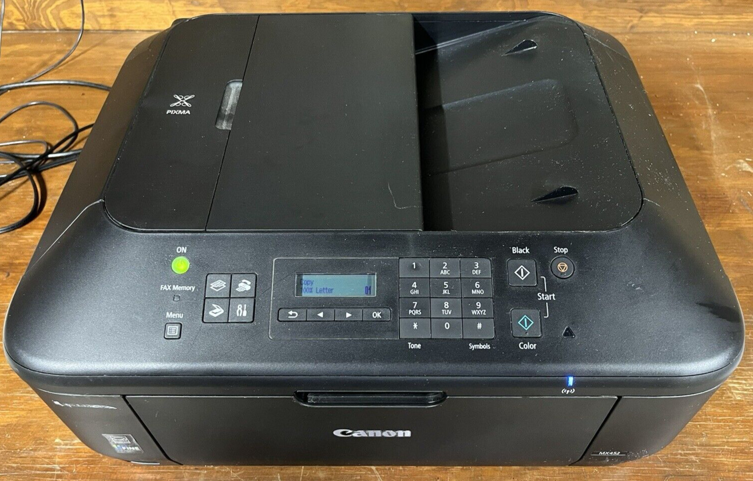 Canon MX452 PIXMA Wireless All In One Printer No Cords Need Toner Tested Working