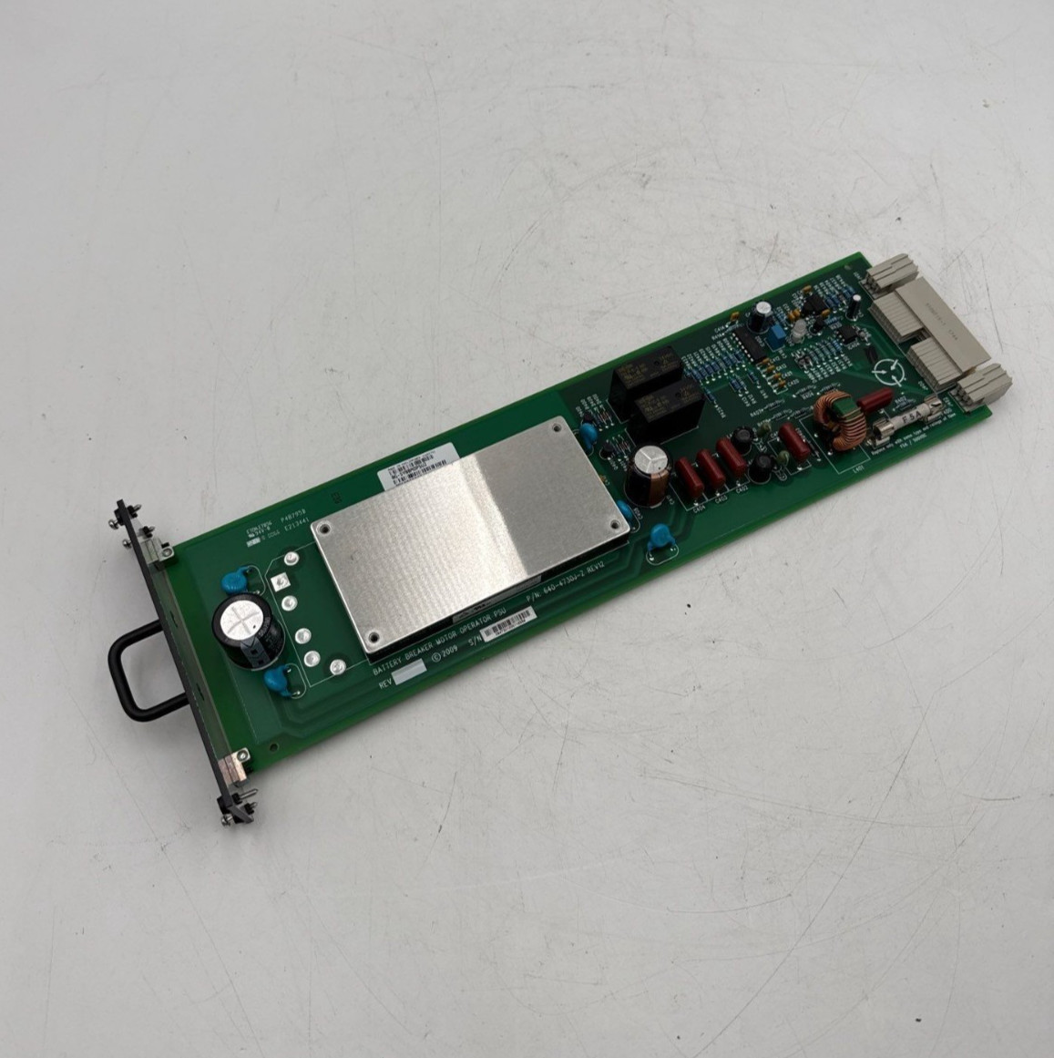 APC 0G-SYBBMOPSU2 Battery Breaker Motor Operator Panel PCB 640-4730J-Z REV 12