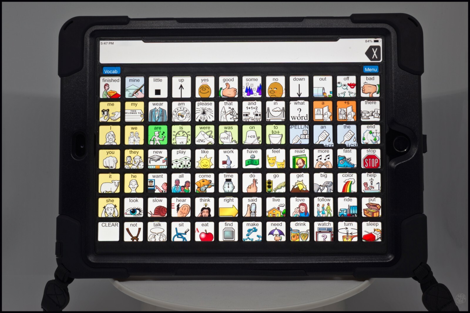 LAMP - Words For Life 84-KeyGuard, For BRAECN case - (iPad 5th & 6th gen)