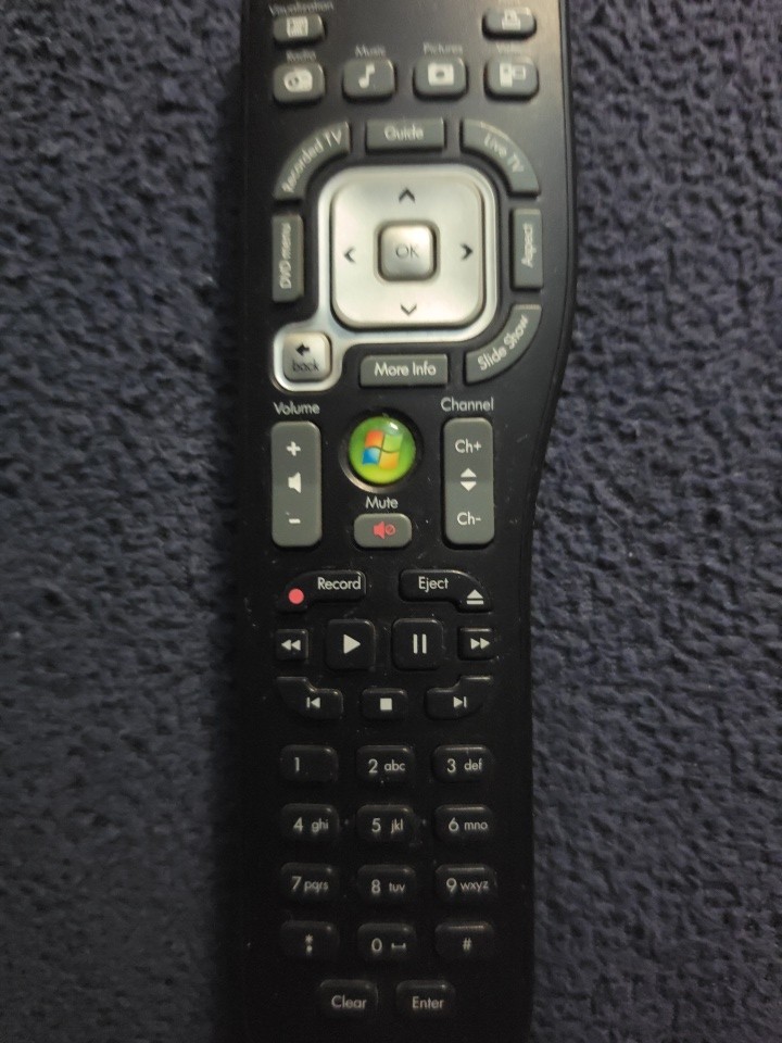 HP Remote Control MCE Media Center IR RC6 For Windows 7 Vista TSGH-IR01