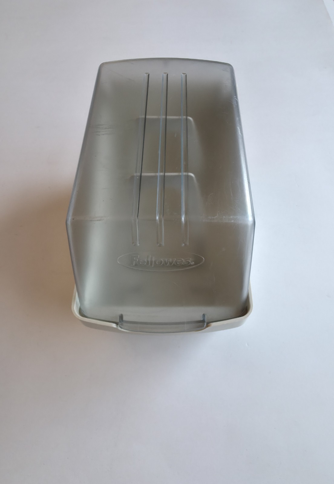 Vintage Fellowes 3.5'' Diskette Tray Floppy Disk Storage Box Case Lid