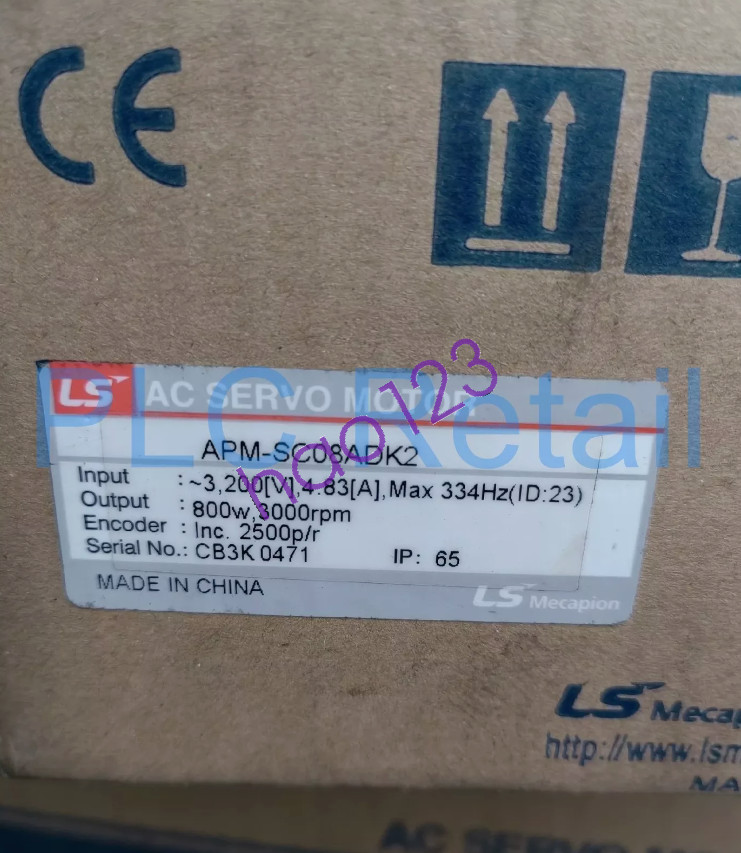 1PCS NEW LS servo motor APM-SC08ADK2 DHL/FedEx