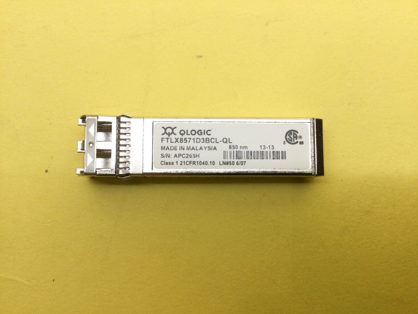 QLOGIC FTLX8571D3BCL 10GB SFP+ Optic Transceiver FTLX8571D3BCL-QL