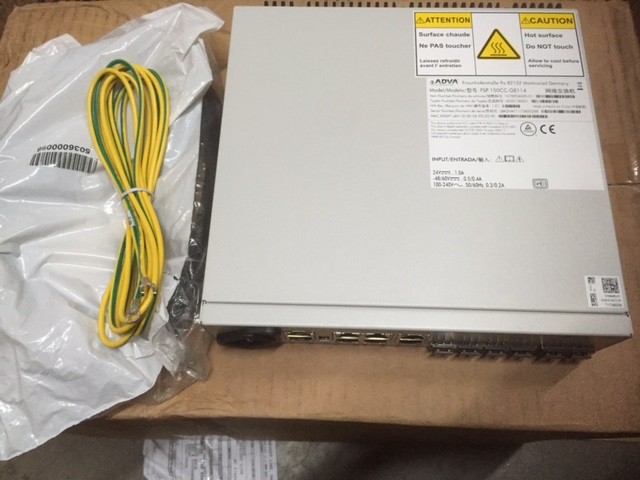 ADVA FSP 150CC-GE114 / 1078904620-01 NETWORKING MODULE (NEW)