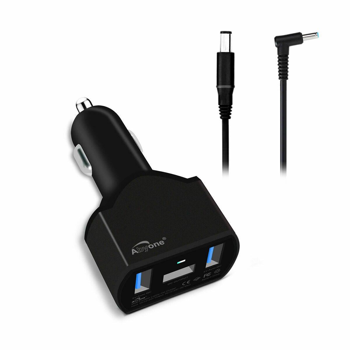 Abyone 90W Car Charger for HP EliteBook Presario ProBook Laptop Notebook Phone