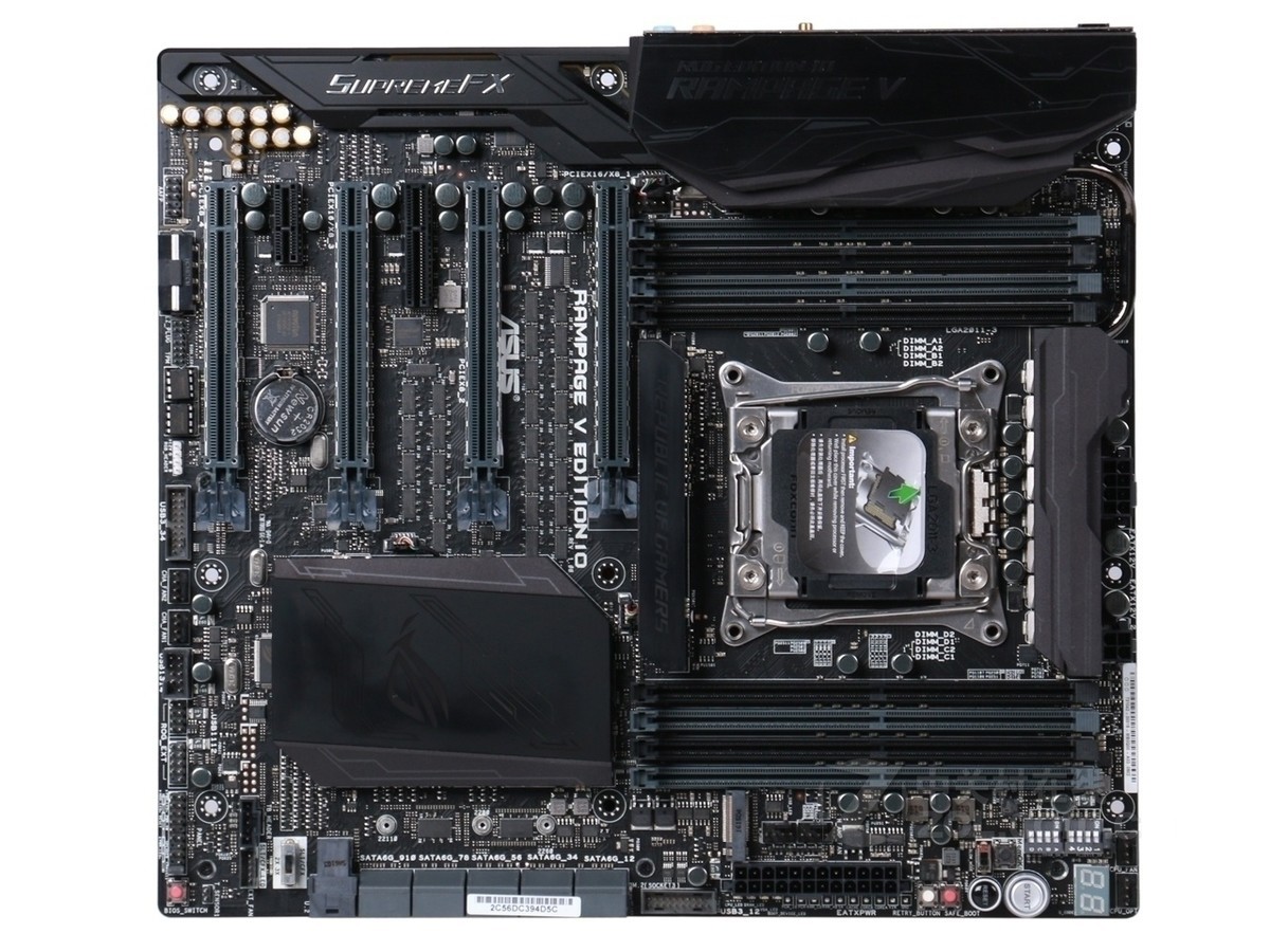 For ASUS ROG RAMPAGE V EDITION 10 motheboard X99 DDR4 128G E-ATX Tested ok